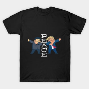 Witziges trump und kim jong-un peace shirt T-Shirt